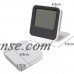 Mini Pocket Foldable Mini LCD Digital Travel Desk Alarm Clock Snooze Date Indoor Thermometer Snooze Repeat Alarm Function   